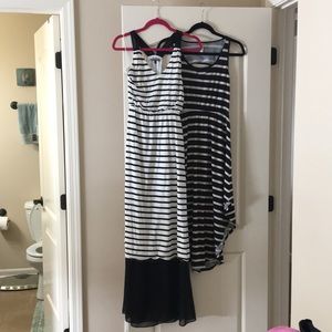 TWO for one dresses.